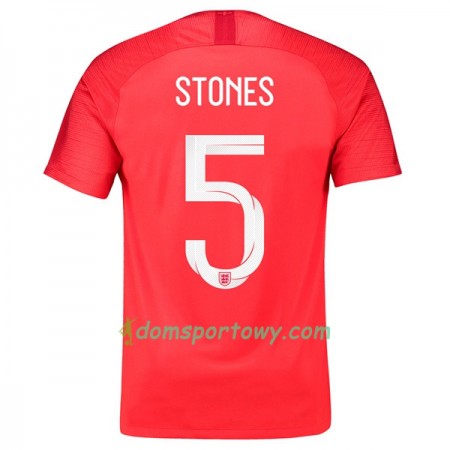 Koszulka Anglia Stones 5 Wyjazdowe Koszulki Piłkarskie Mistrzostwa Świata 2018